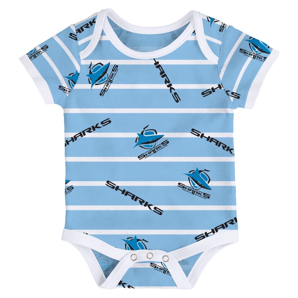 Cronulla Sharks NRL 3 Piece Bodysuit Box Set
