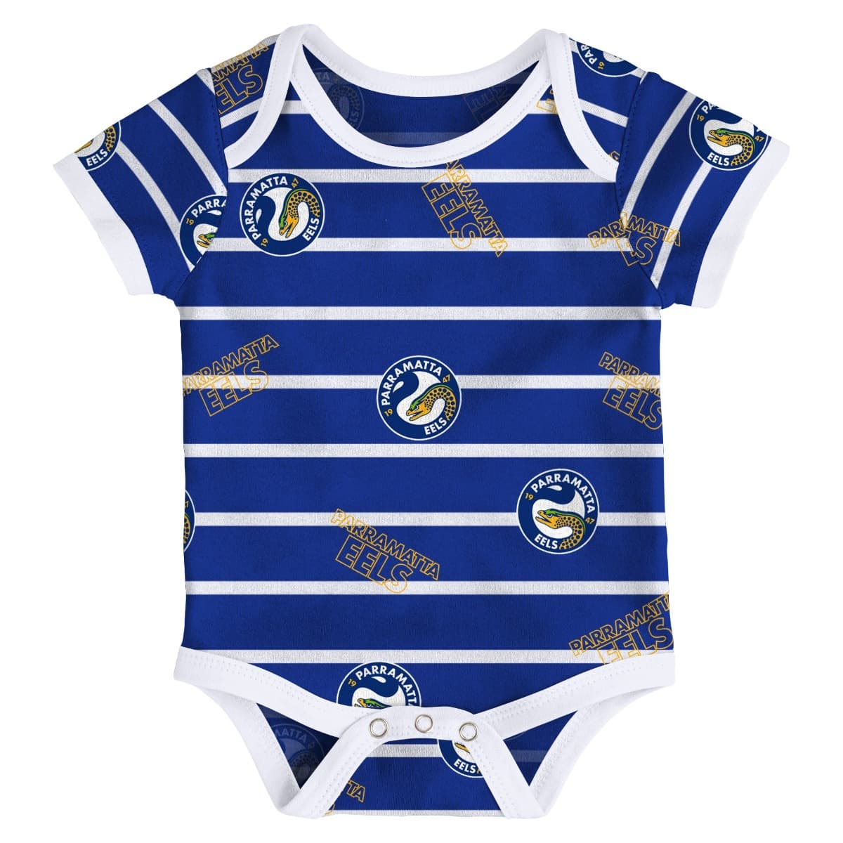 Parramatta Eels NRL 3 Piece Bodysuit Set