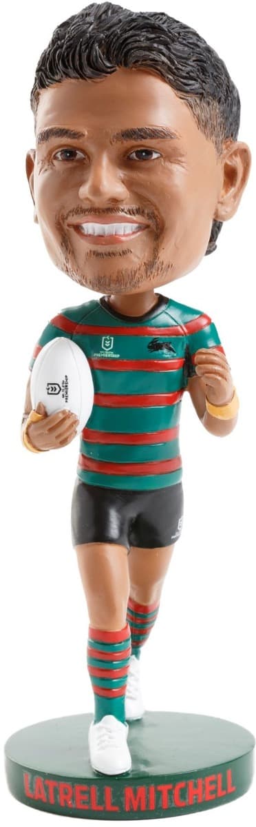 Latrell Mitchell South Sydney Rabbitohs NRL Bobblehead Latrell Mitchell South Sydney Rabbitohs NRL Bobblehead
