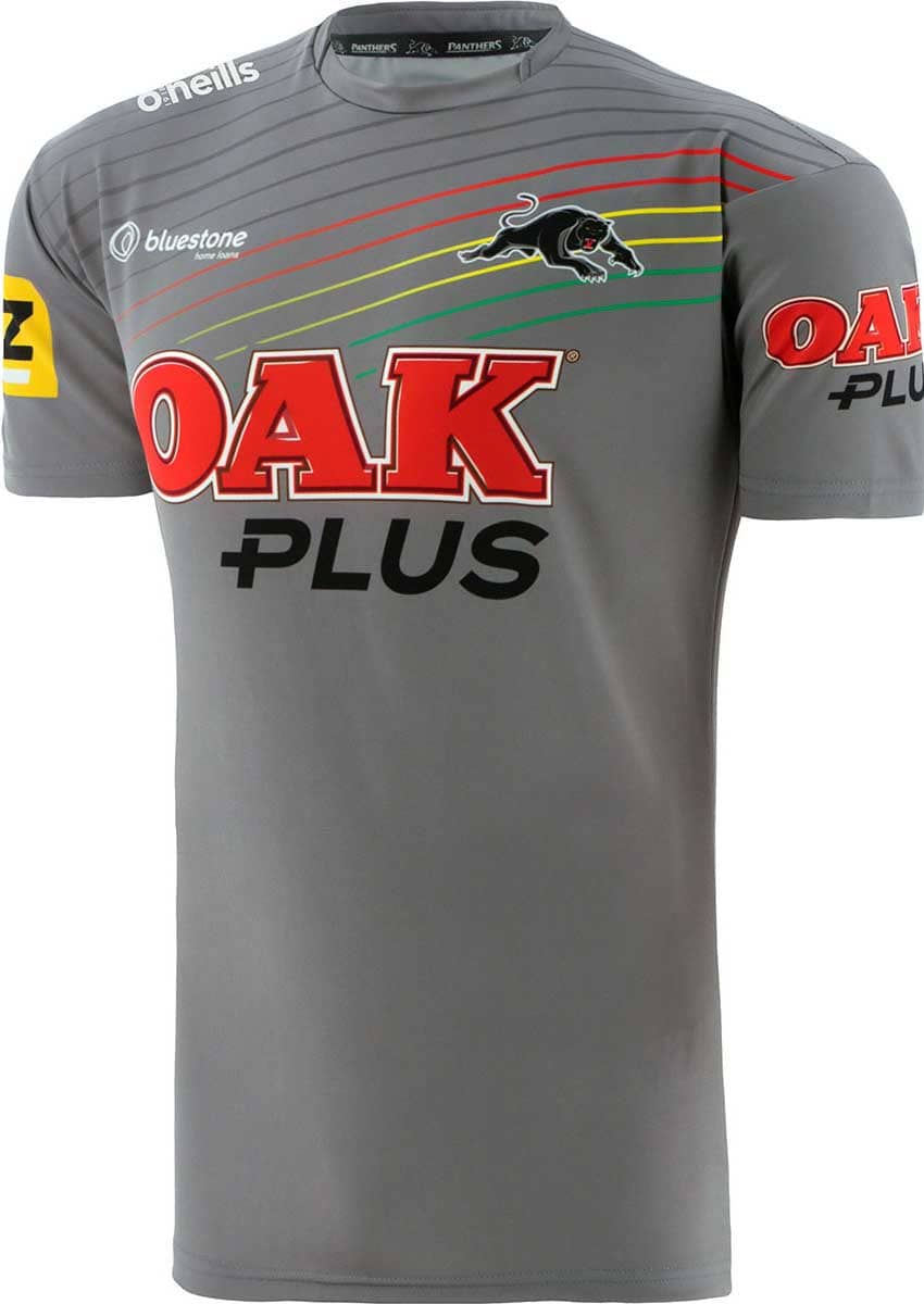 Penrith Panthers 2023 NRL Mens Grey Training Shirt
