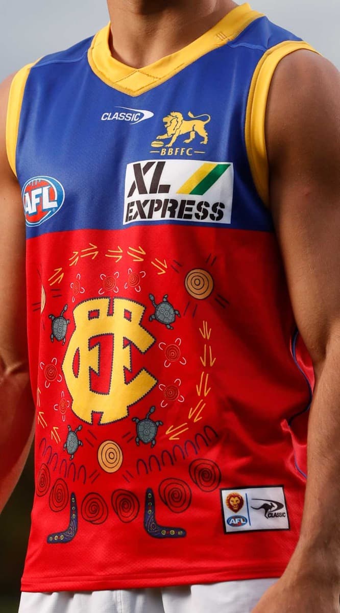 Brisbane Lions AFL Kids Indigenous Guernsey