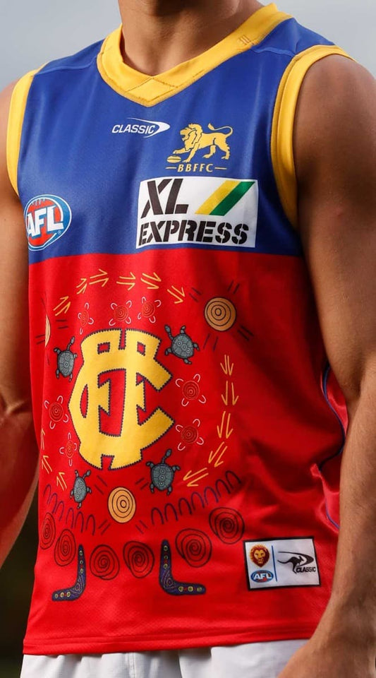 Brisbane Lions AFL Kids Indigenous Guernsey Brisbane Lions AFL Kids Indigenous Guernsey