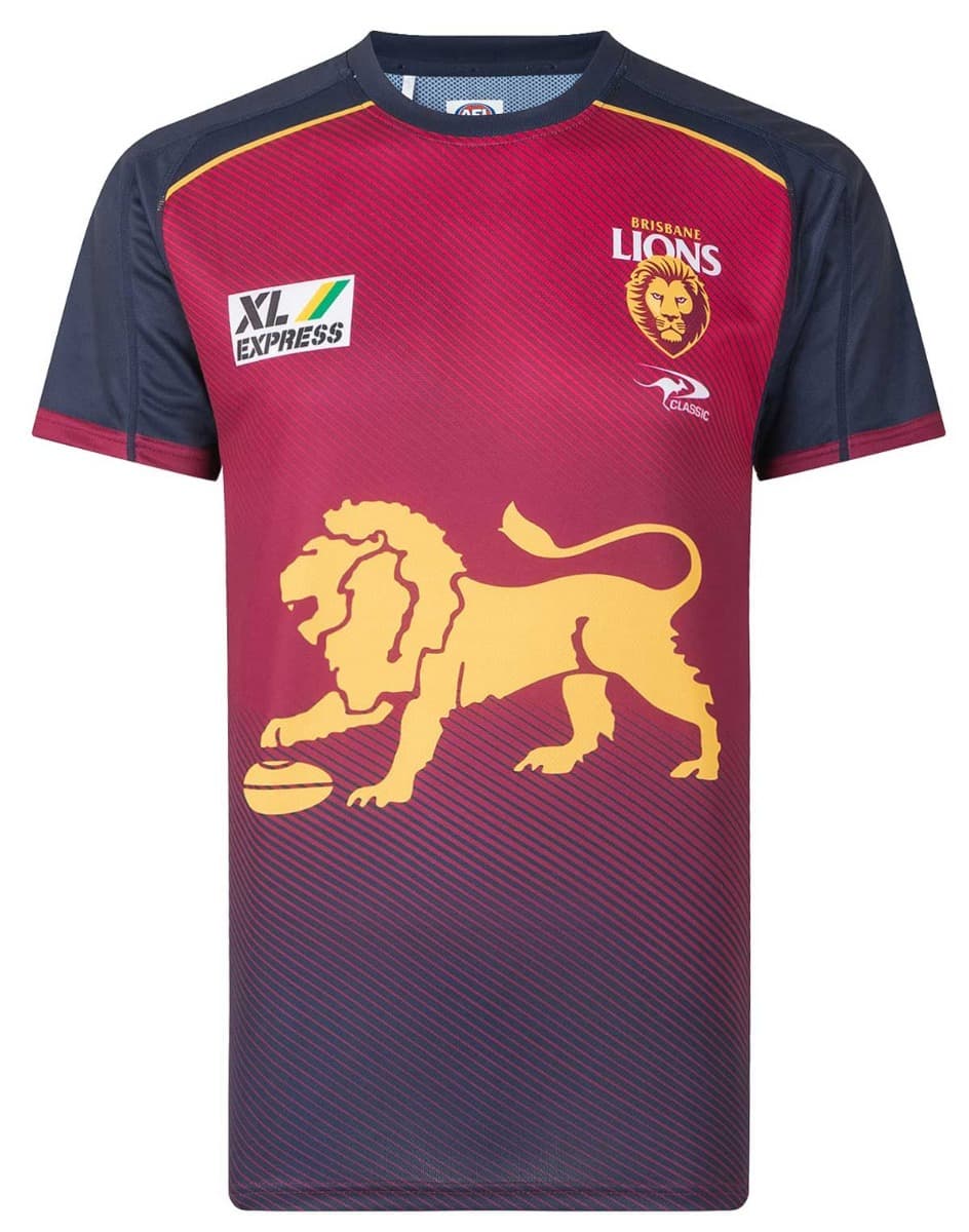 Brisbane Lions AFL Mens Training Shirt