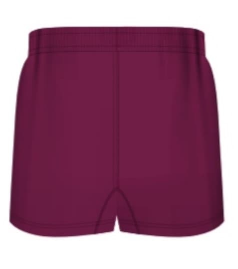 Brisbane Lions AFL Mens Maroon Home Shorts