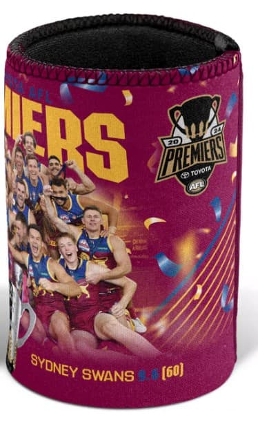 Brisbane Lions 2024 AFL Premiers Team Can Cooler