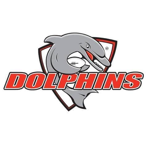 Redcliffe Dolphins Mens Black Training Shorts