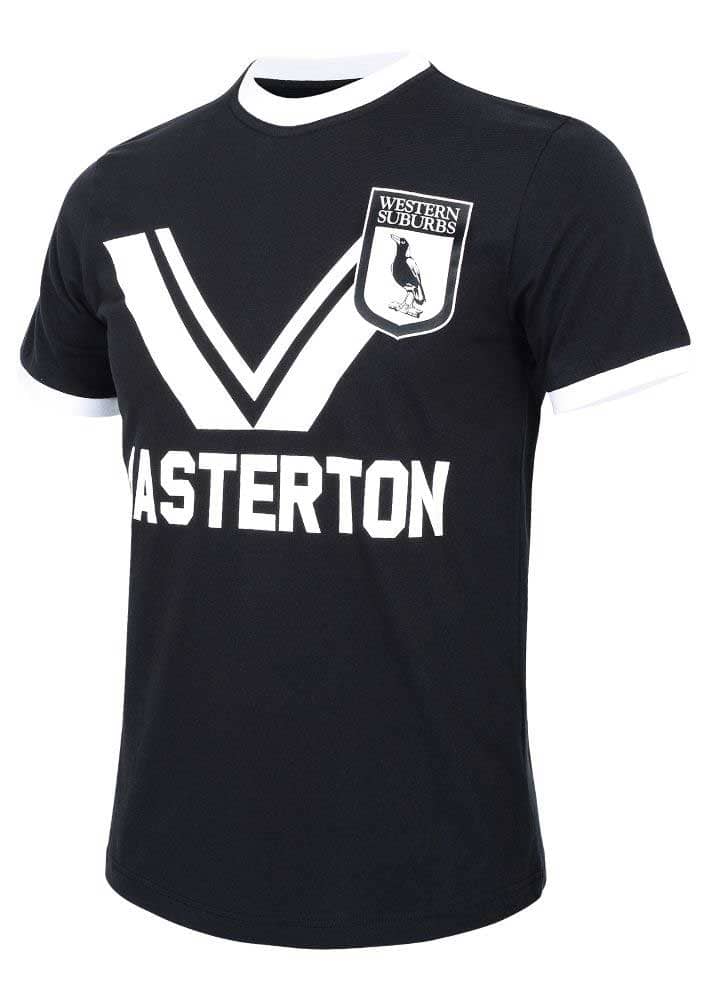 Western Suburbs Magpies 1983 NRL Mens Retro Tee