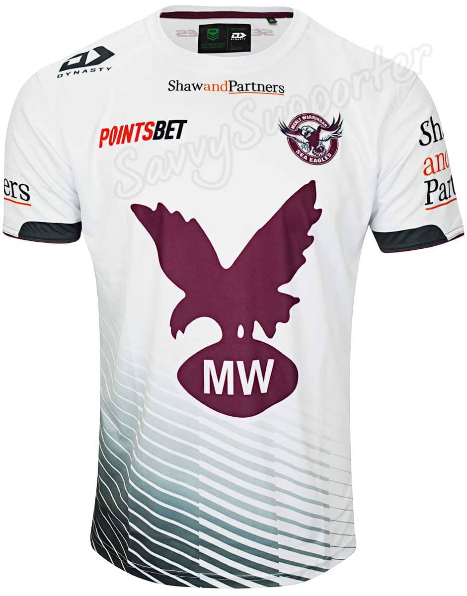 Manly Sea Eagles 2023 NRL Mens Warm Up Tee