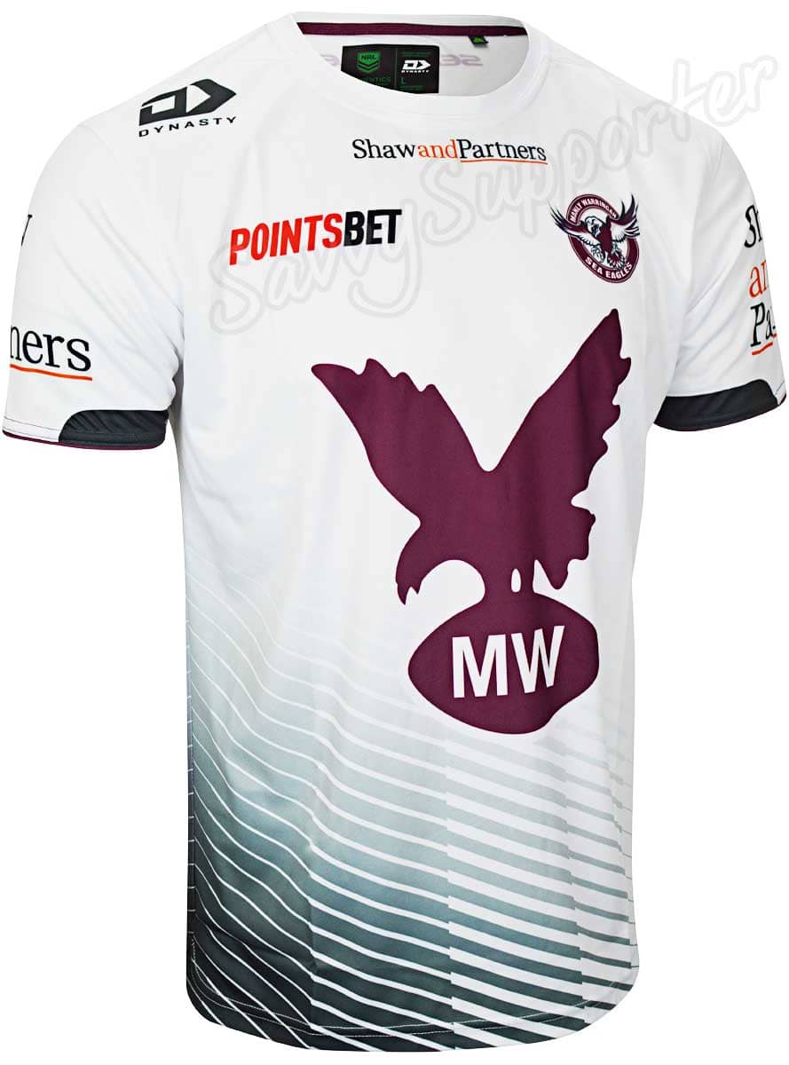 Manly Sea Eagles 2023 NRL Mens Warm Up Tee