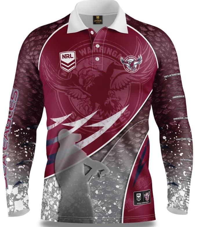 Manly Sea Eagles Fishing Shirt