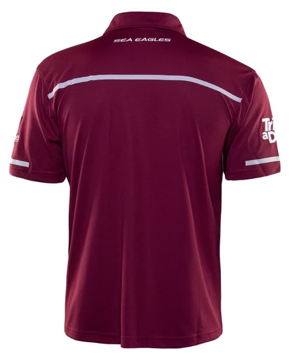 Manly Sea Eagles Mens NRL Media Polo Shirt Manly Sea Eagles Mens NRL Media Polo Shirt