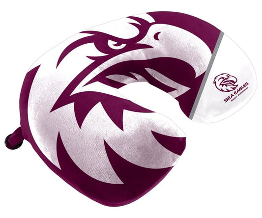 Manly Sea Eagles NRL Travel Pillow Manly Sea Eagles NRL Travel Pillow