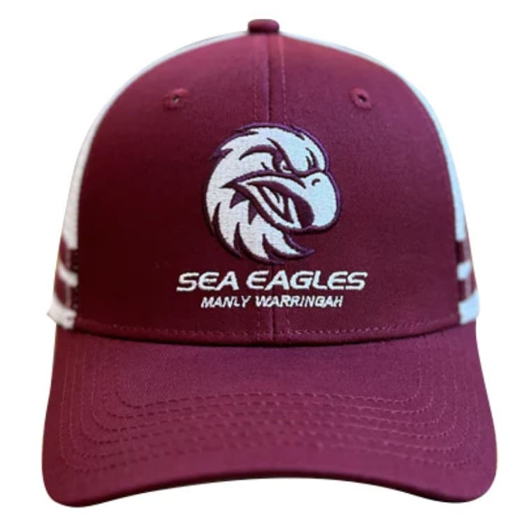 Manly Sea Eagles 2025 NRL Adults Maroon Trucker Cap