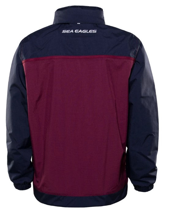 Manly Sea Eagles NRL Mens Wet Weather Jacket Manly Sea Eagles NRL Mens Wet Weather Jacket