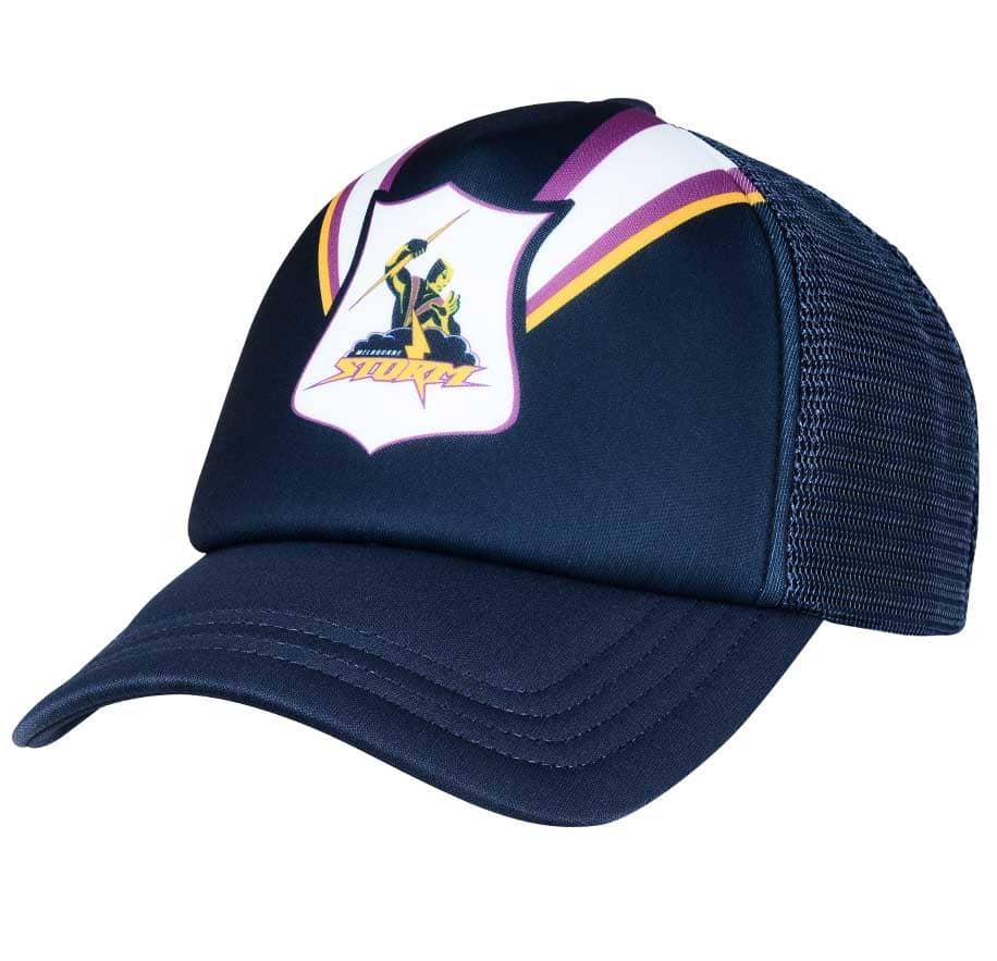 Melbourne Storm 2025 NRL Retro Trucker Cap Melbourne Storm 2025 NRL Retro Trucker Cap