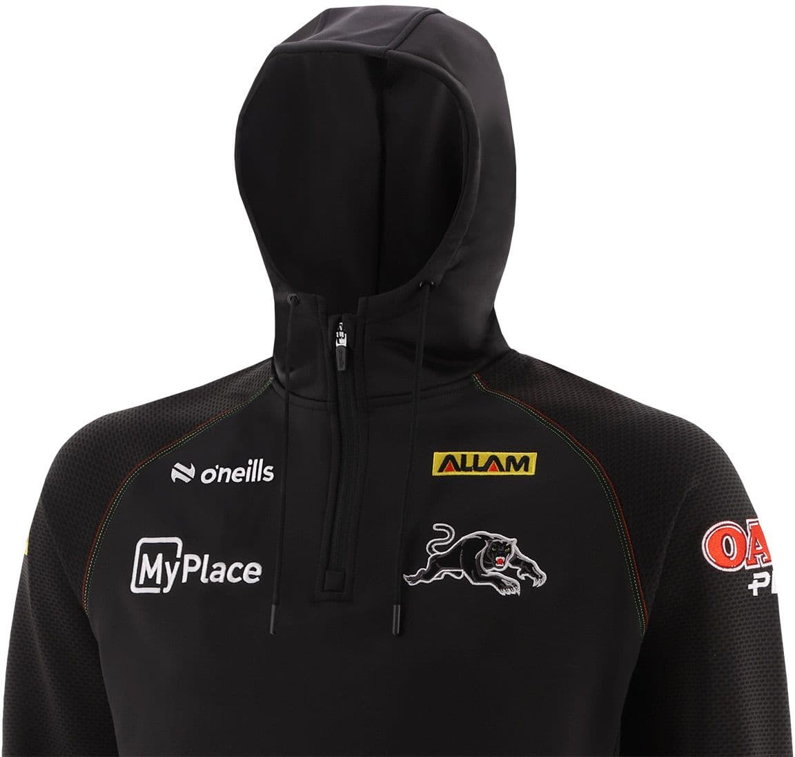 Penrith Panthers 2025 NRL Mens Half Zip Fleece Hoodie