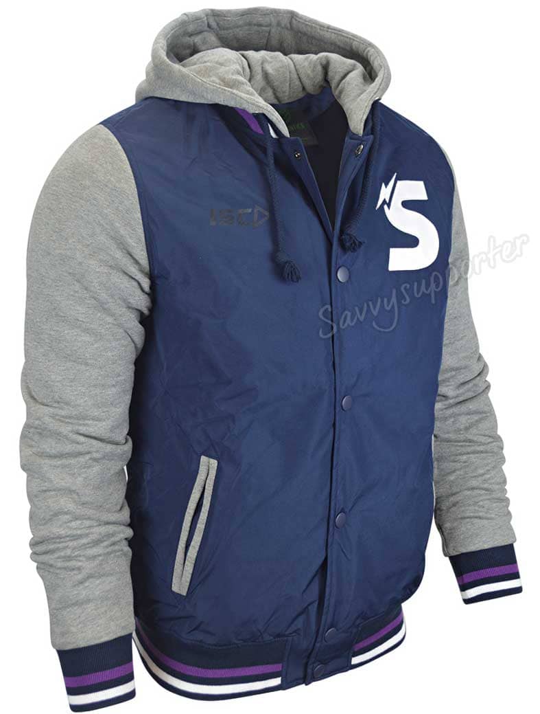 Melbourne Storm NRL Mens Baseball Jacket