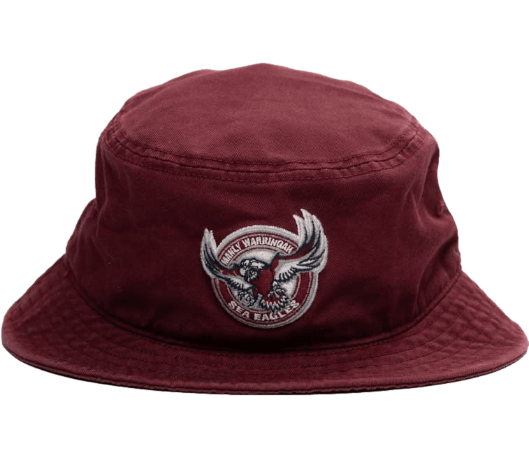 Manly Sea Eagles NRL Mens Twill Bucket Hat