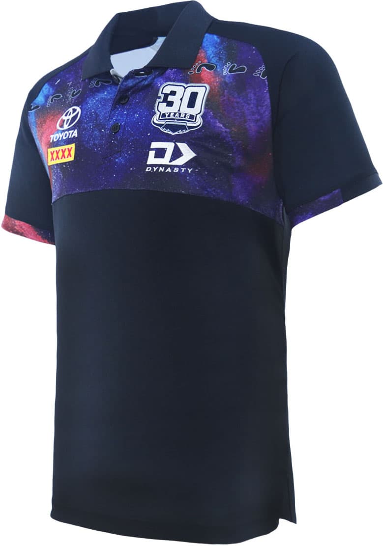 North Queensland Cowboys 2025 NRL Mens Indigenous Polo Shirt