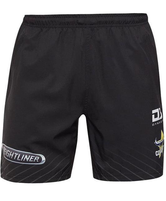 North Queensland Cowboys 2024 NRL Mens Black Alternate Gym Zip Shorts North Queensland Cowboys 2024 NRL Mens Black Alternate Gym Zip Shorts