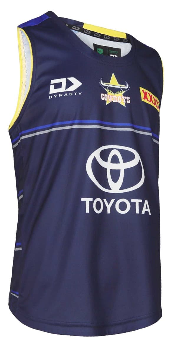 North Queensland Navy Cowboys Training Singlet North Queensland Navy Cowboys Training Singlet