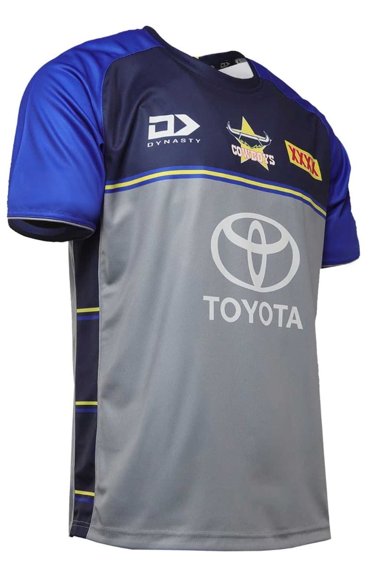 North Queensland Cowboy Grey Training Shirt North Queensland Cowboy Grey Training Shirt