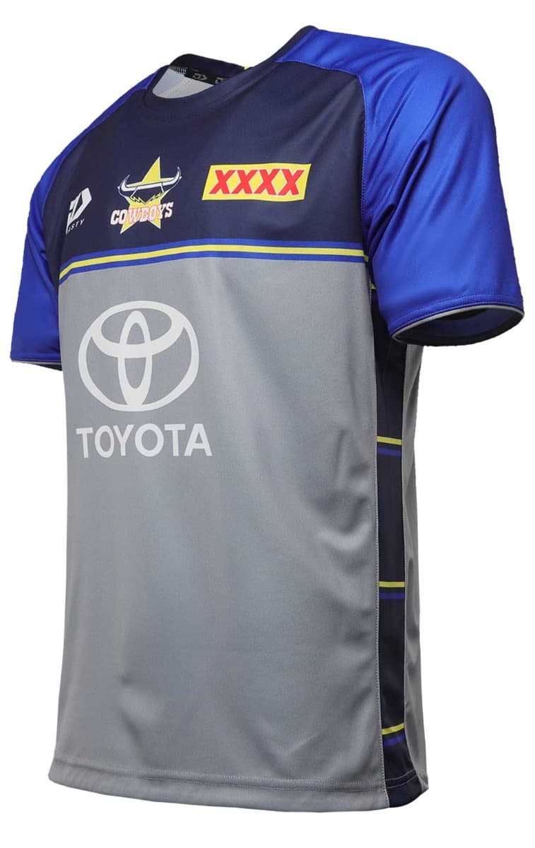 North Queensland Cowboy Grey Training Shirt North Queensland Cowboy Grey Training Shirt