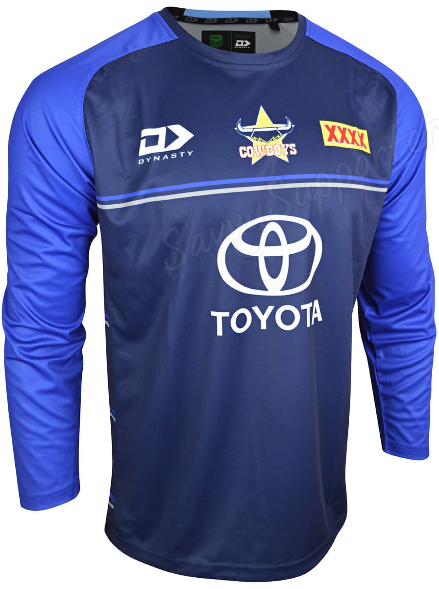North Queensland Cowboys NRL Long Sleeve Training Shirt North Queensland Cowboys NRL Long Sleeve Training Shirt