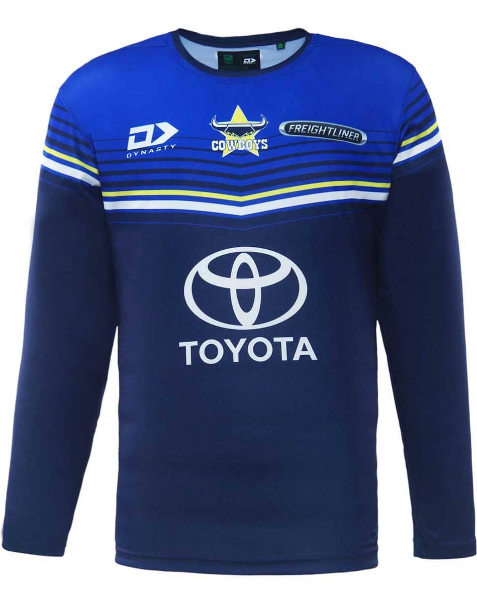 North Queensland Cowboys 2023 NRL Mens Long Sleeve Training Shirt North Queensland Cowboys 2023 NRL Mens Long Sleeve Training Shirt
