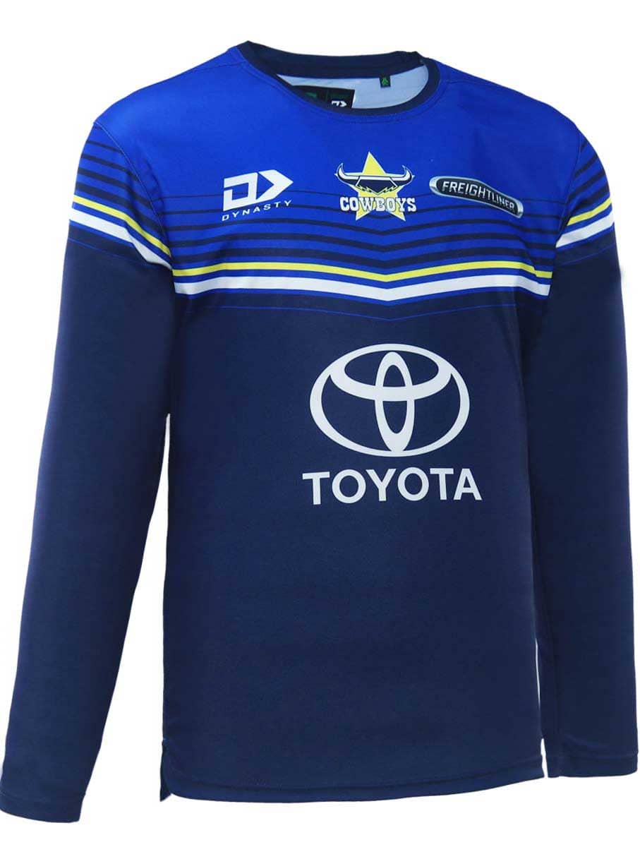 North Queensland Cowboys 2023 NRL Mens Long Sleeve Training Shirt North Queensland Cowboys 2023 NRL Mens Long Sleeve Training Shirt
