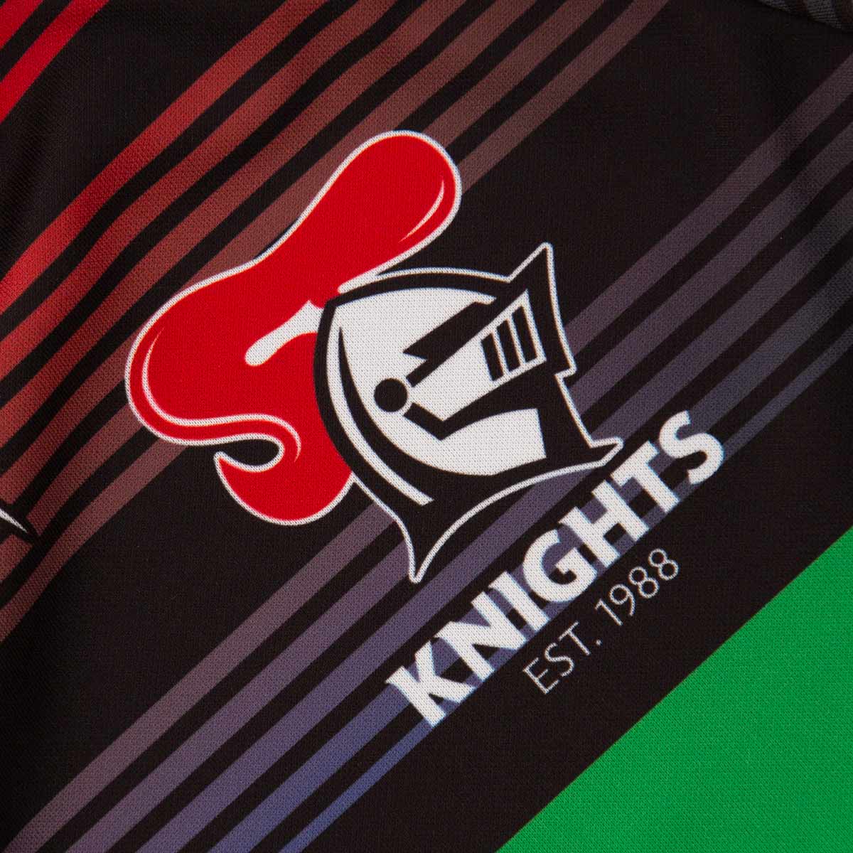 Newcastle Knights NRL Mens Black Coaches Training Shirt