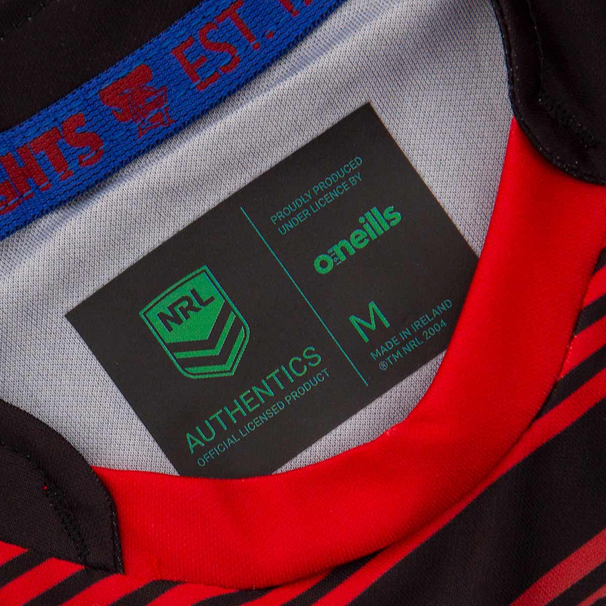 Newcastle Knights NRL Mens Black Coaches Training Shirt