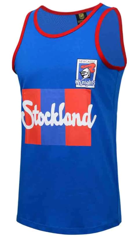 Newcastle Knights NRL Mens Retro Singlet