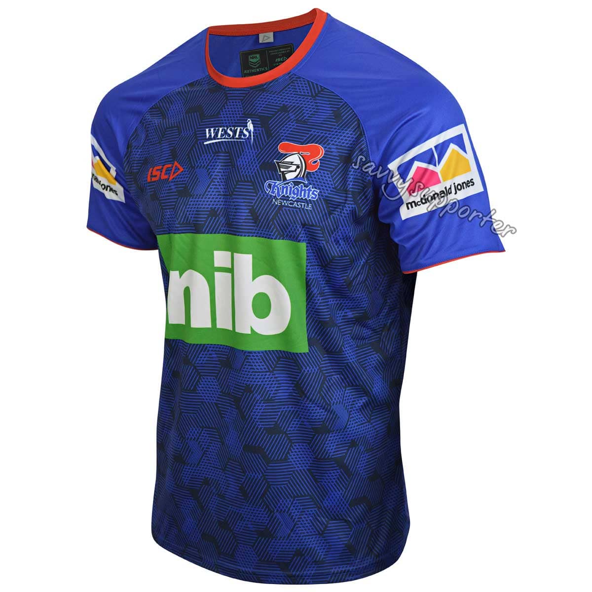 Newcastle Knights Royal Training Shirt