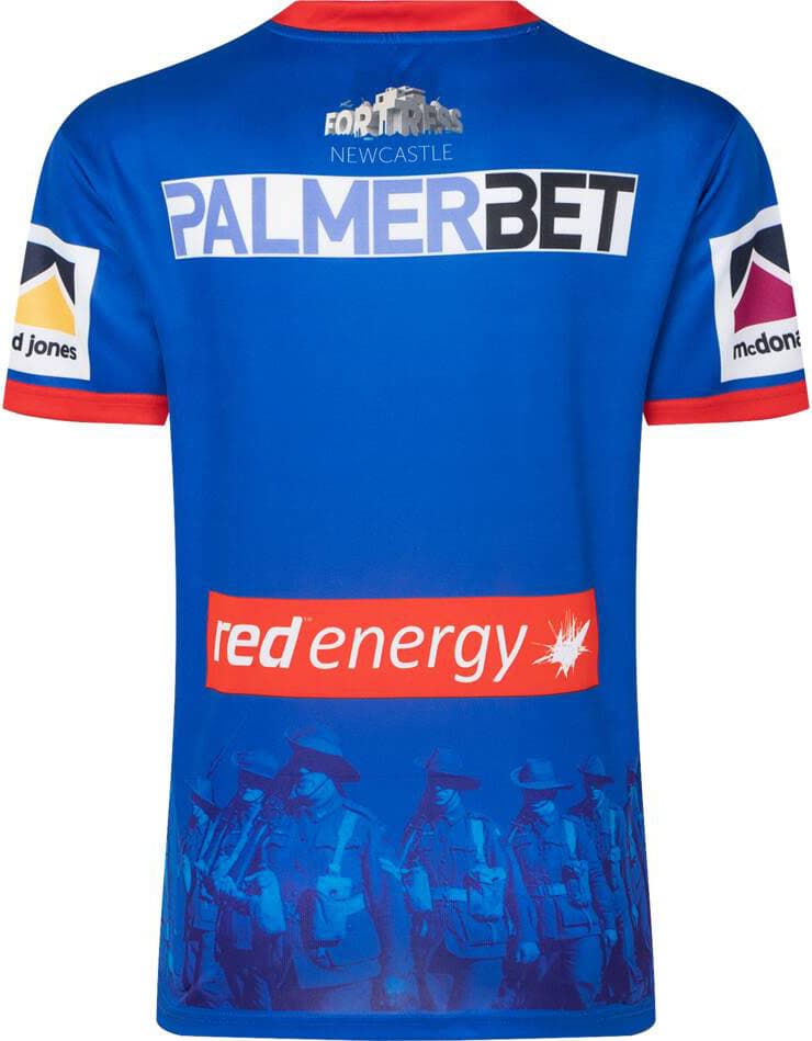 Newcastle Knights 2023 NRL Mens Anzac Jersey