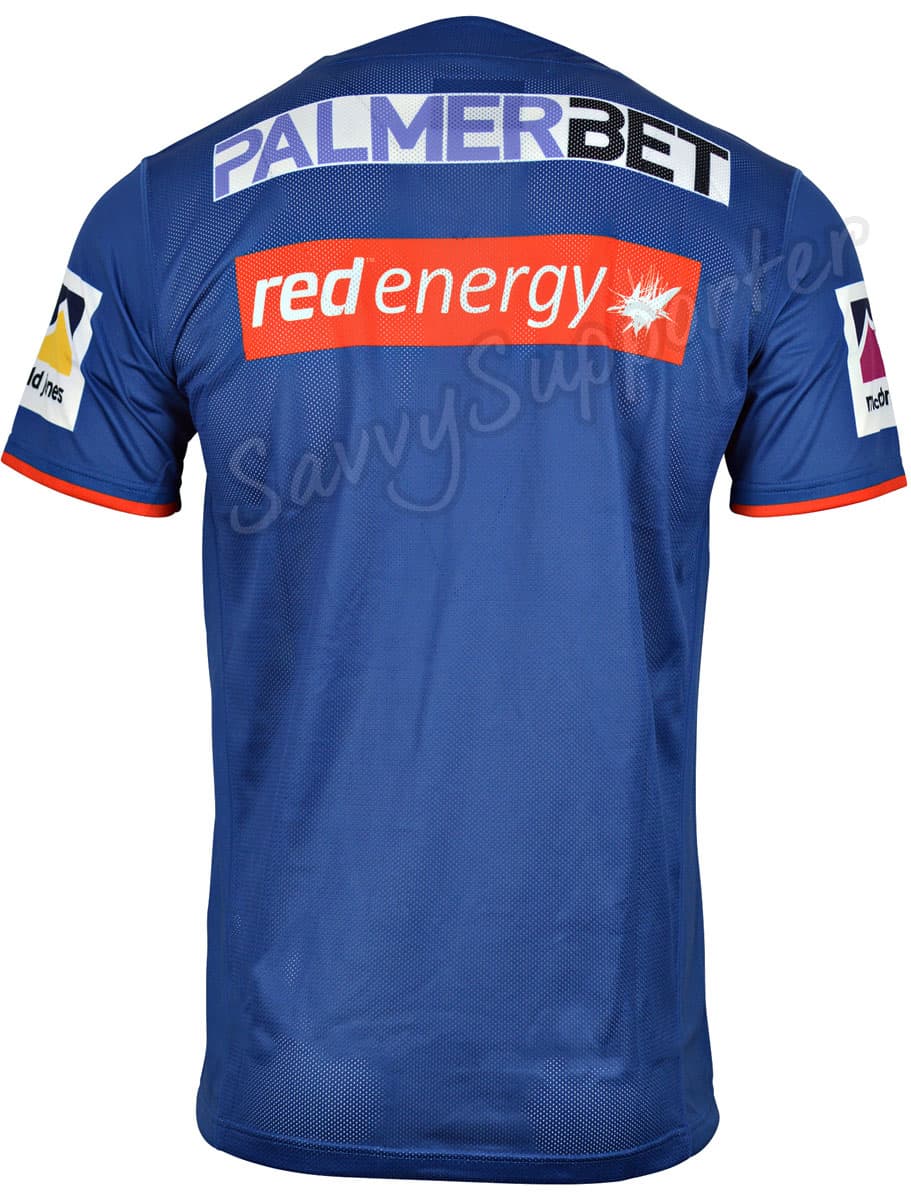 Newcastle Knights 2024 NRL Mens Navy Training Shirt