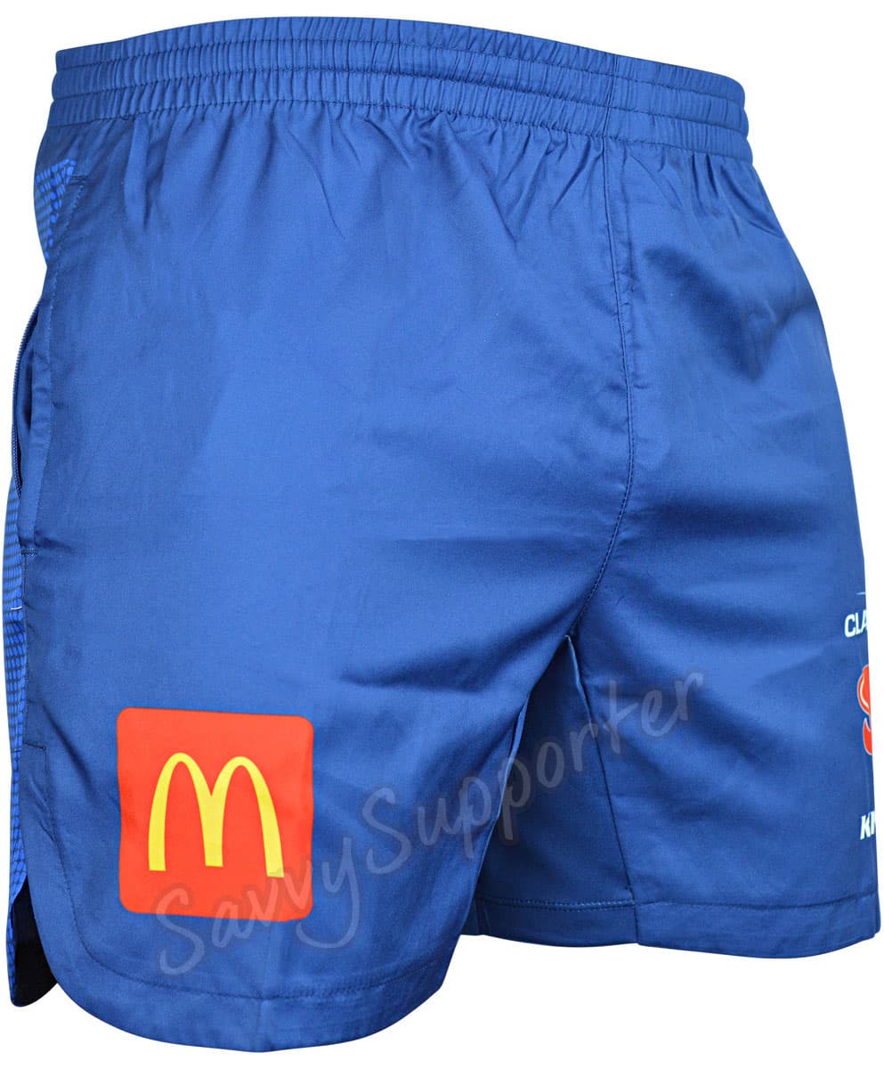 Newcastle Knights 2023 NRL Mens Royal Training Shorts w Zips!
