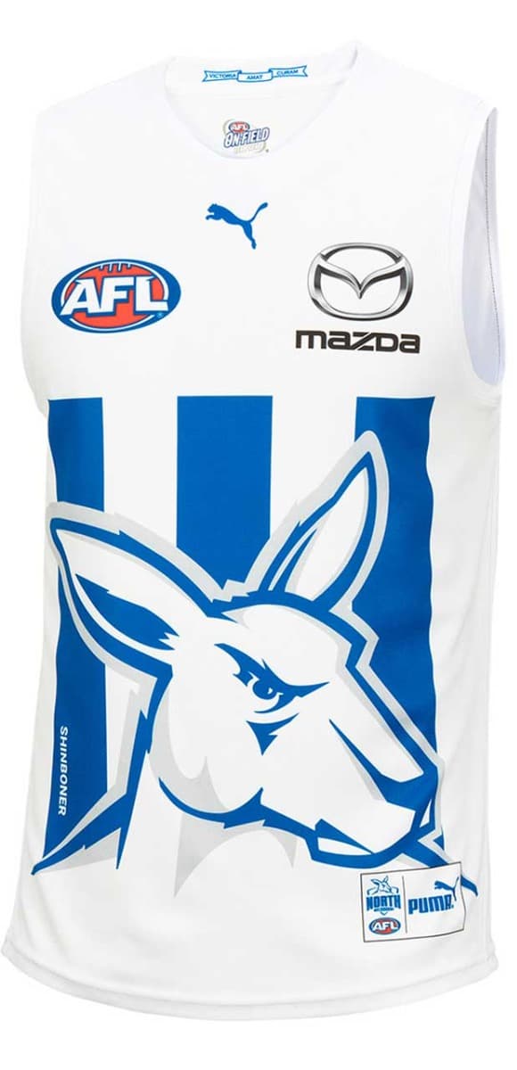 North Melbourne Kangaroos AFL Kids Clash Guernsey