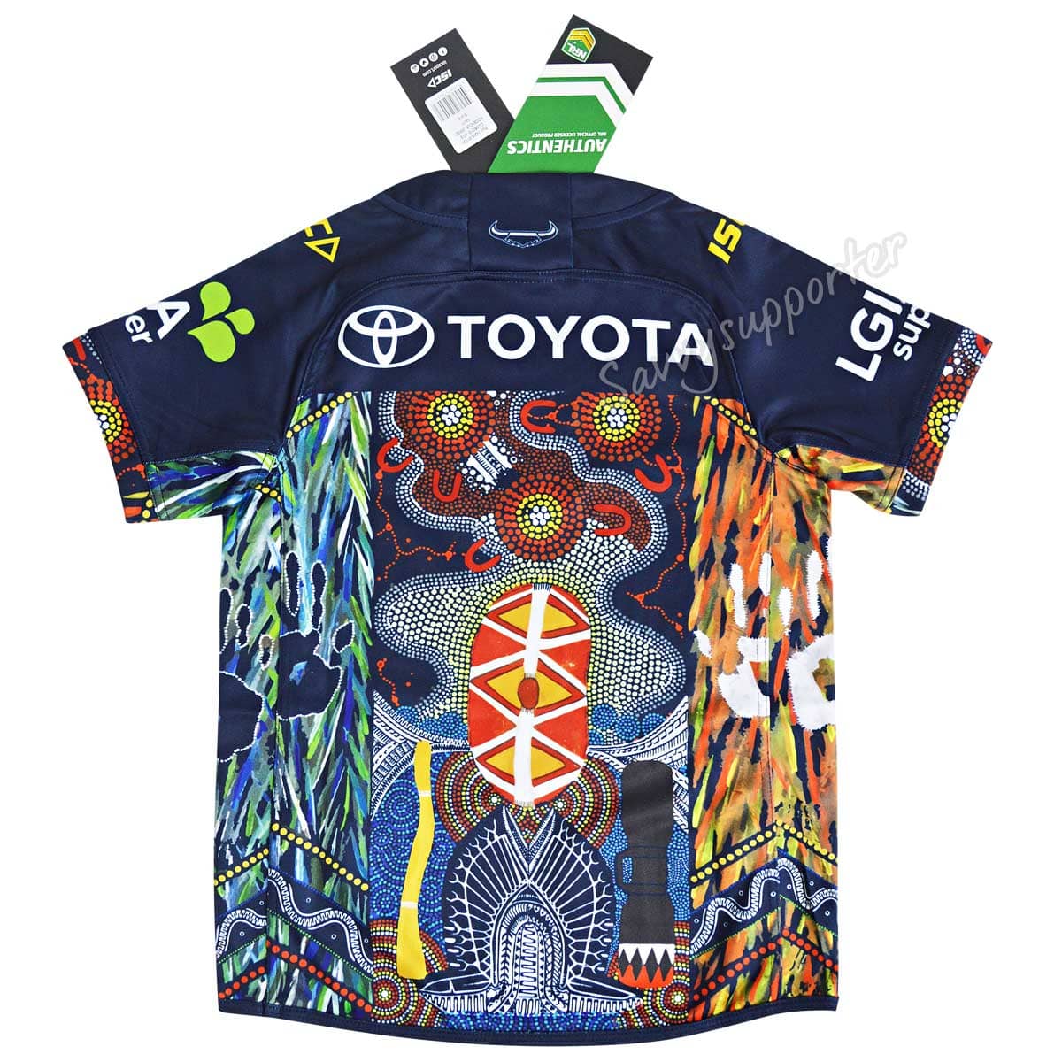 North Queensland Cowboys NRL Kids Indigenous Jersey ISC