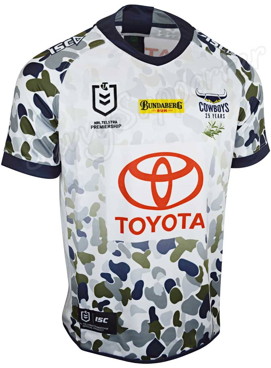 North Queensland Cowboys NRL Mens Defence Jersey