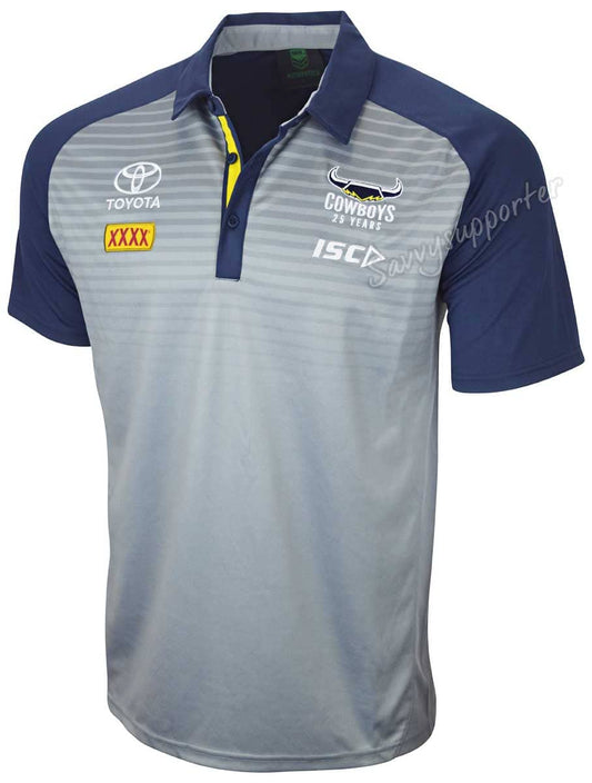 North Queensland Cowboys NRL Mens Media Polo Shirt North Queensland Cowboys NRL Mens Media Polo Shirt