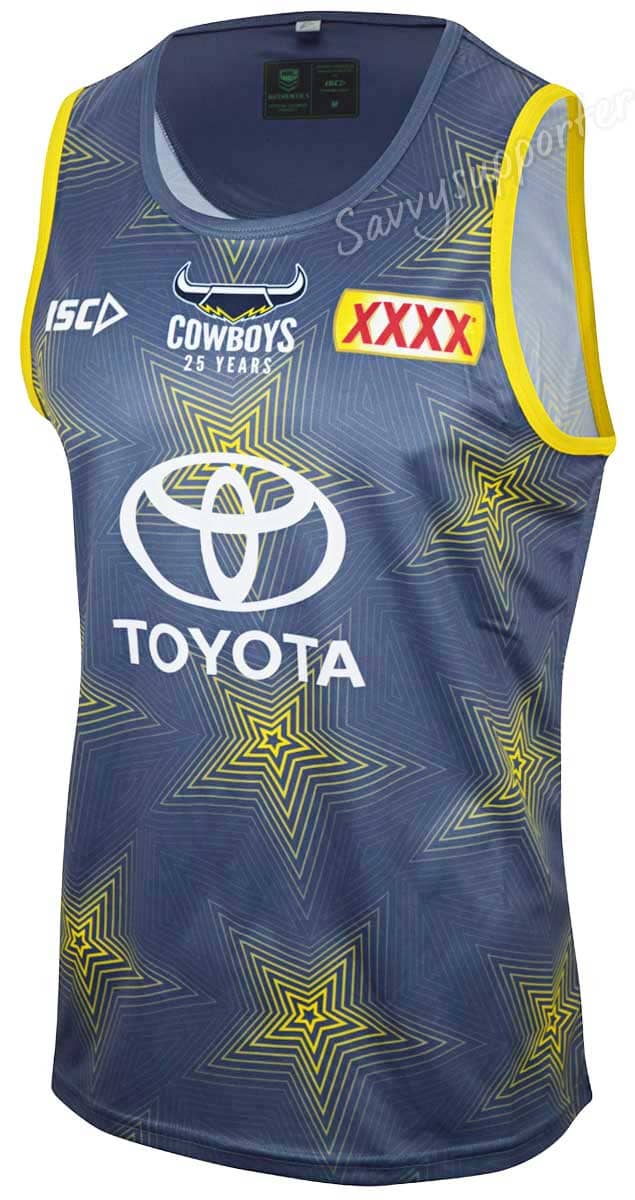 North Queensland Cowboys NRL Mens Steel Training Singlet North Queensland Cowboys NRL Mens Steel Training Singlet
