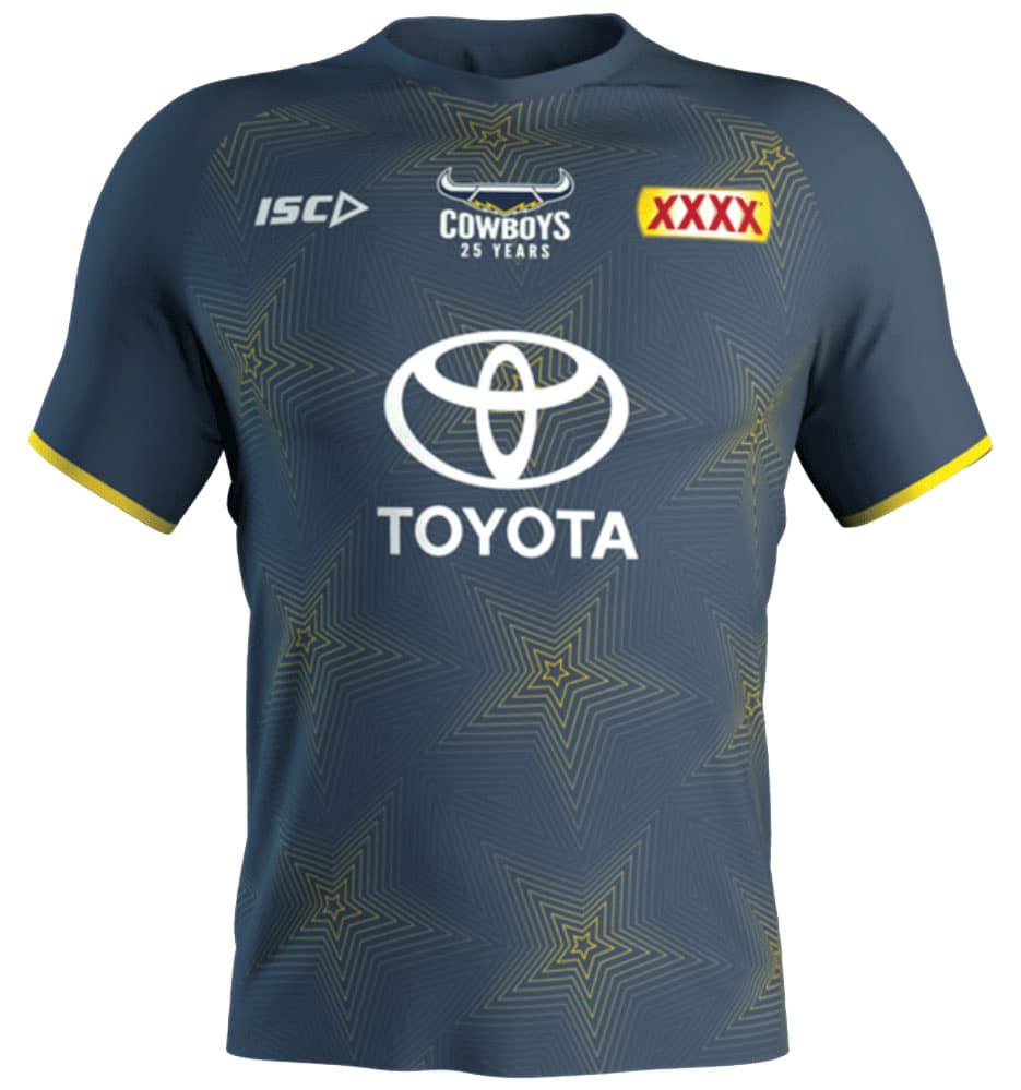 North Queensland Cowboys NRL Mens Steel Training Shirt North Queensland Cowboys NRL Mens Steel Training Shirt