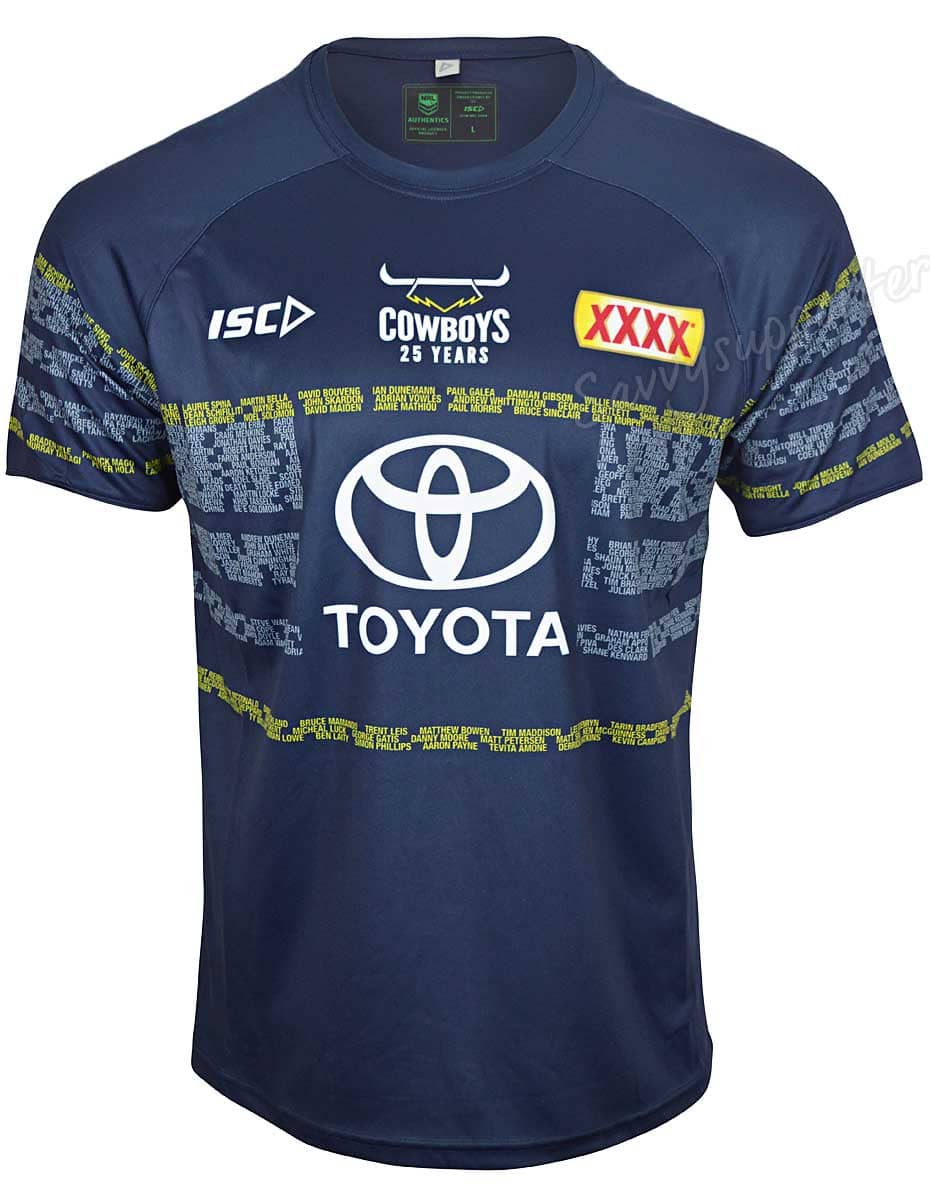 North Queensland Cowboys NRL Mens Run Out Tee Shirt