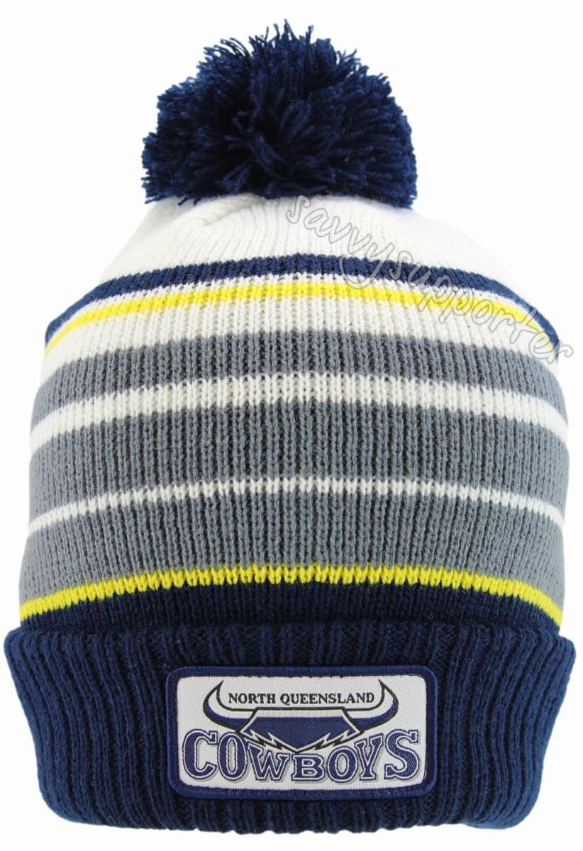 North Queensland Cowboys NRL Adults Retro Beanie North Queensland Cowboys NRL Adults Retro Beanie