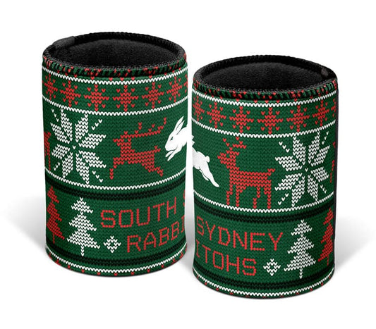 South Sydney Rabbitohs NRL Christmas Can Cooler South Sydney Rabbitohs NRL Christmas Can Cooler