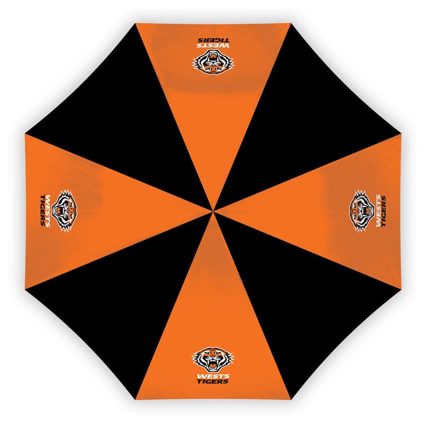 Wests Tigers NRL 60cm Compact Umbrella