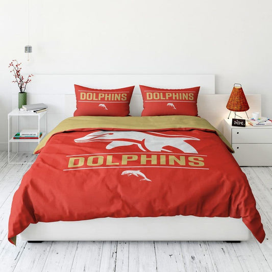 St George Dragons 2025 NRL Queen Quilt Set St George Dragons 2025 NRL Queen Quilt Set