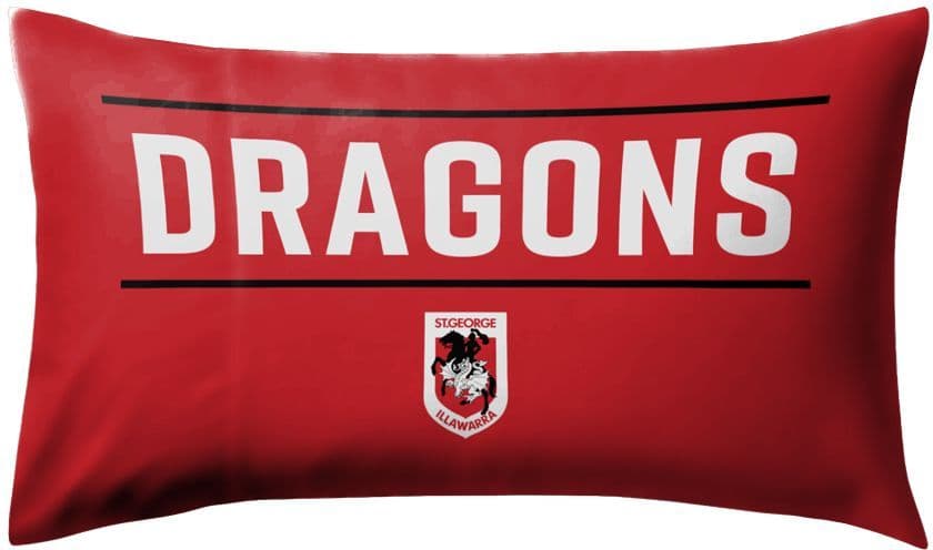 St George Dragons 2025 NRL Pillow Case St George Dragons 2025 NRL Pillow Case