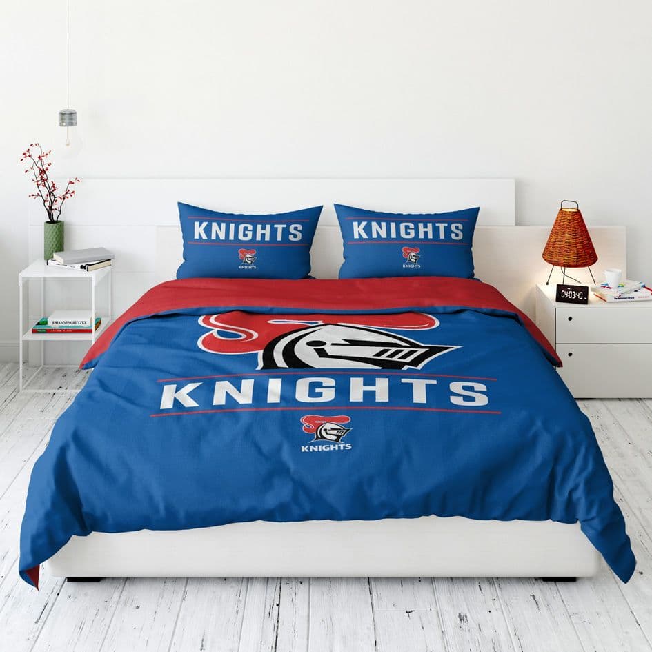 Newcastle Knights 2025 NRL King Quilt Set Newcastle Knights 2025 NRL King Quilt Set
